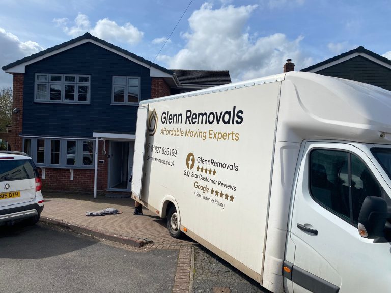 Removal company team loading a van for a house move in Nuneaton